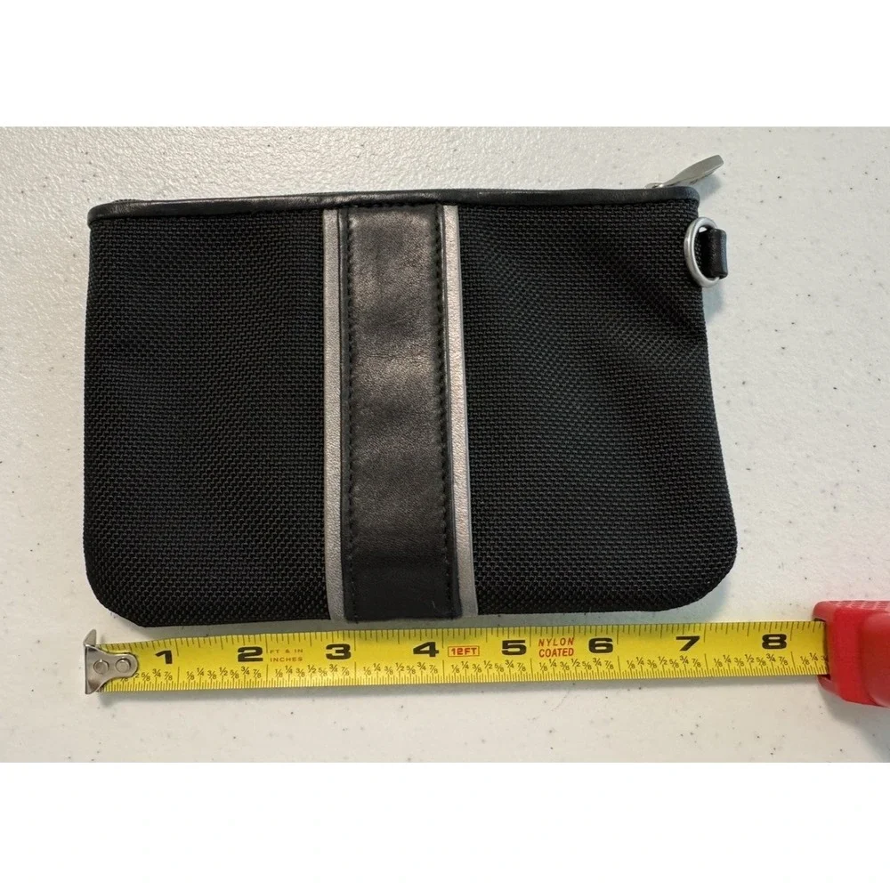 Tumi Elements Black Ballistic Nylon Leather Trim Briefcas Laptop Sleeve&Mini Bag
